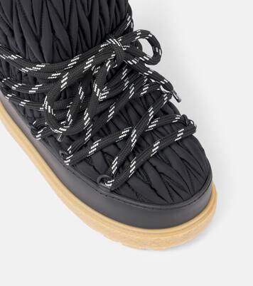 Logo matelassé snow boots | Miu Miu