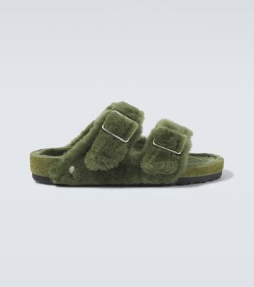 Arizona 1774 shearling-lined suede sandals | Birkenstock 1774