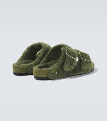 Arizona 1774 shearling-lined suede sandals | Birkenstock 1774