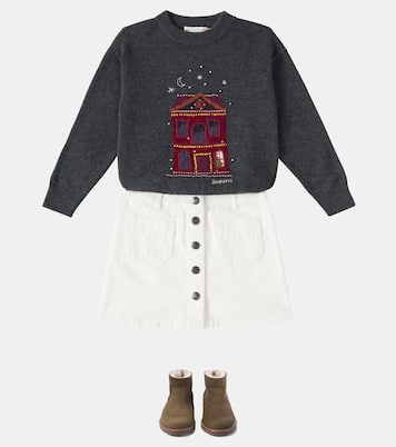 Falda Elise de algodón | Bonpoint