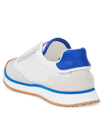 DG Cushion leather-trimmed sneakers | Dolce&Gabbana Kids