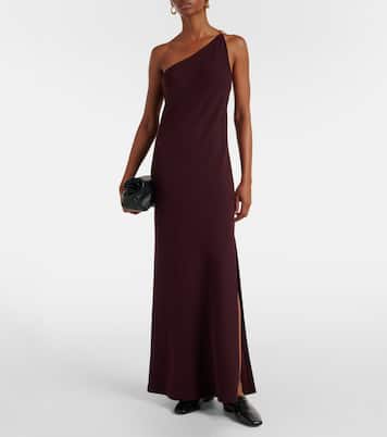 One-Shoulder-Maxikleid aus Crêpe | Vince