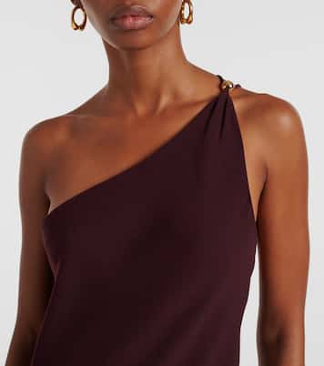 One-Shoulder-Maxikleid aus Crêpe | Vince