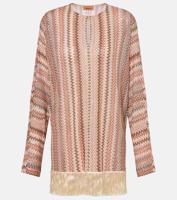 Top aus Häkelstrick mit Pailletten | Missoni