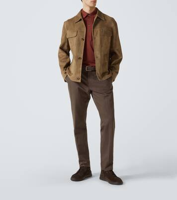 Pantalon chino en coton et lin | Zegna