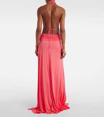 Robe longue Tanit en satin | The New Arrivals Ilkyaz Ozel