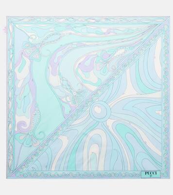 Orchidee silk twill scarf | Pucci