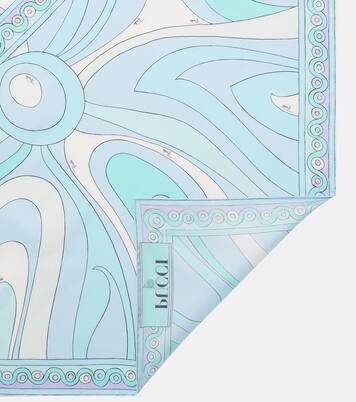 Orchidee silk twill scarf | Pucci