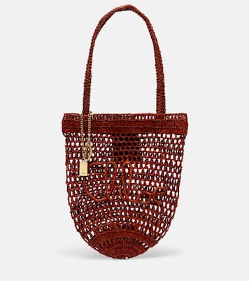 Summer Banana Small raffia tote bag  | Chloé