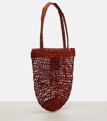 Summer Banana Small raffia tote bag  | Chloé