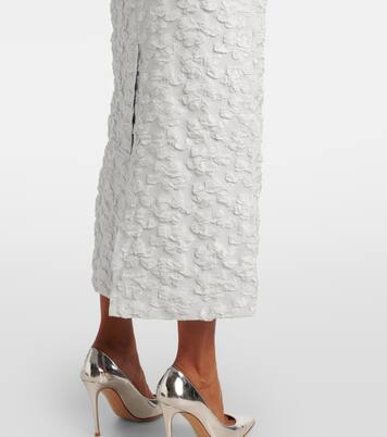 Robe midi en jacquard | Rotate