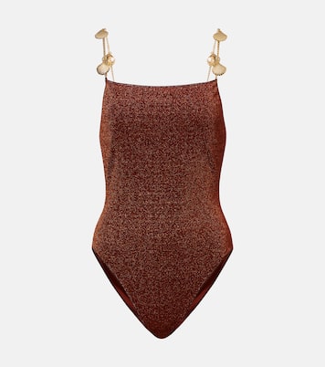 Verzierter Badeanzug Lumière Shells | Oséree