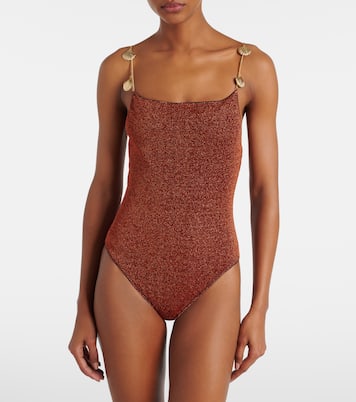 Verzierter Badeanzug Lumière Shells | Oséree