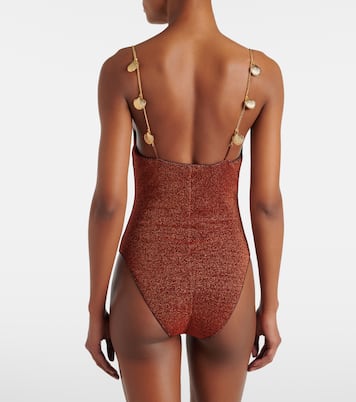 Verzierter Badeanzug Lumière Shells | Oséree