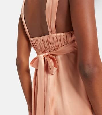 Maxikleid aus Seidensatin | Chloé