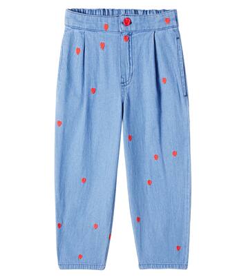 Embroidered jeans | Mini Rodini