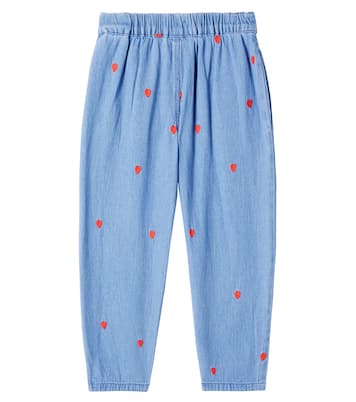 Embroidered jeans | Mini Rodini