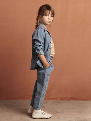 Embroidered jeans | Mini Rodini
