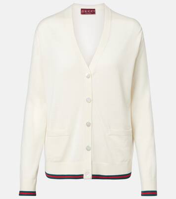 Cárdigan de cachemir y seda | Gucci