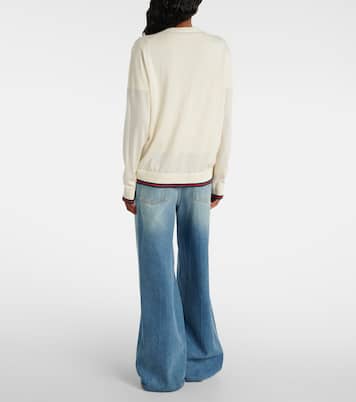 Cárdigan de cachemir y seda | Gucci