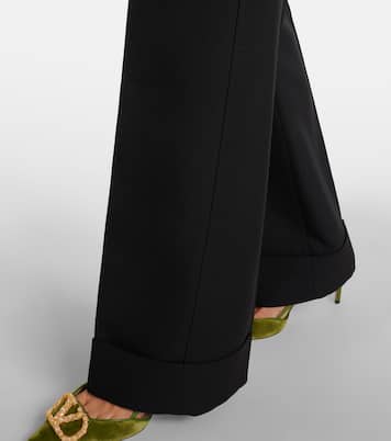 Wool and silk wide-leg pants | Valentino