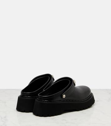 Horsebit leather mules | Gucci