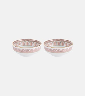 Set of 2 porcelain snack bowls  | La DoubleJ