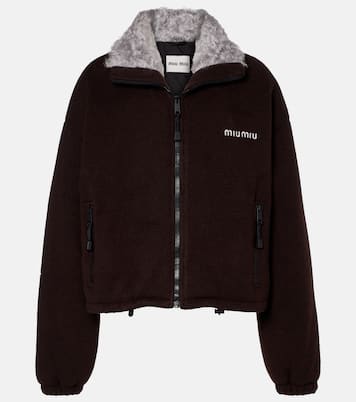 Logo华达呢飞行员夹克 | Miu Miu