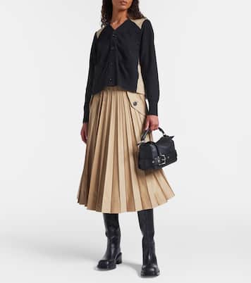 Cárdigan de gabardina en mezcla de algodón | Sacai