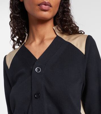 Cárdigan de gabardina en mezcla de algodón | Sacai