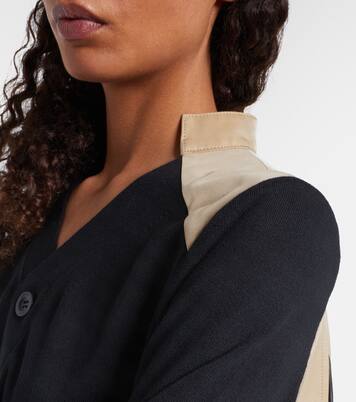 Cárdigan de gabardina en mezcla de algodón | Sacai