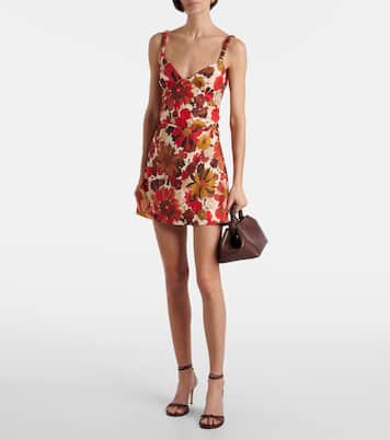 Miniabito Primrose in lino con stampa floreale | SIR