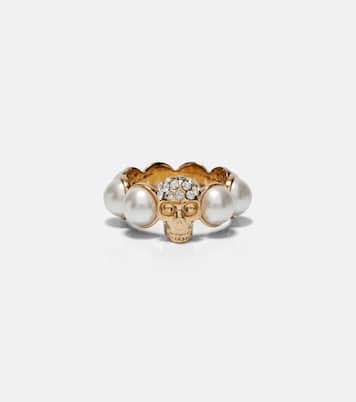 Bague Skull à ornements | McQueen