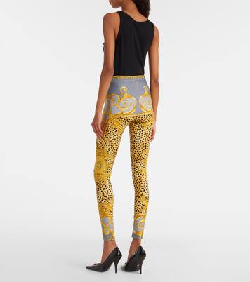 Bedruckte Leggings aus Jersey | Versace