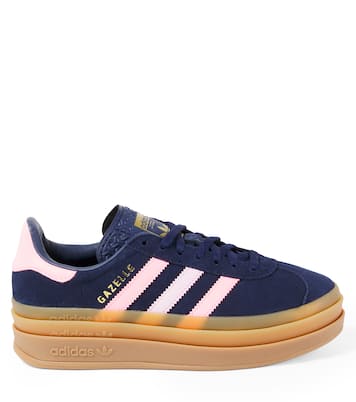 Gazelle Bold suede and leather sneakers | Adidas Originals Kids