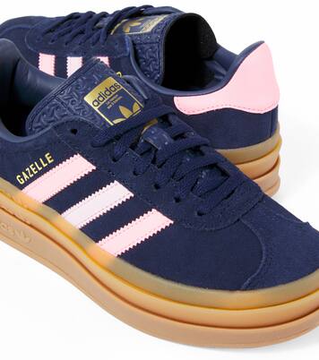 Gazelle Bold suede and leather sneakers | Adidas Originals Kids