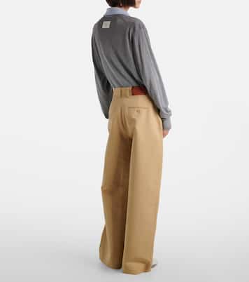 Weite Hose aus Baumwollsatin | Acne Studios