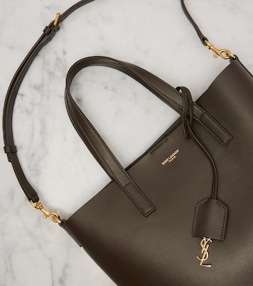 Toy Shopping N/S leather tote bag | Saint Laurent