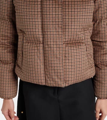 Quierzy houndstooth down jacket | Moncler