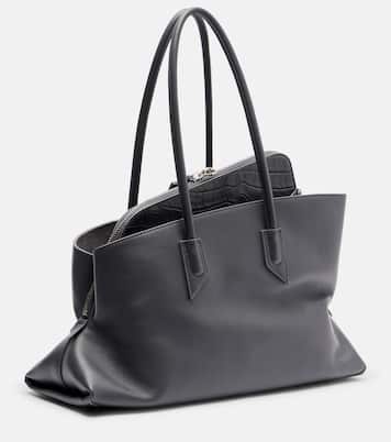 La Passeggiata Medium leather tote bag | The Attico