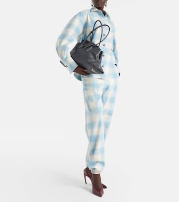 La Passeggiata Medium leather tote bag | The Attico