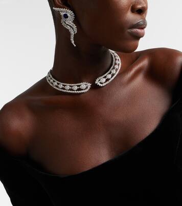 Y-Couture 18kt white gold necklace with diamonds | Yeprem