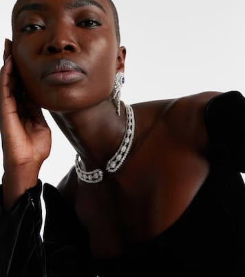 Y-Couture 18kt white gold necklace with diamonds | Yeprem