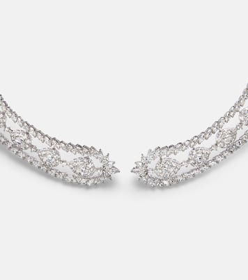 Y-Couture 18kt white gold necklace with diamonds | Yeprem