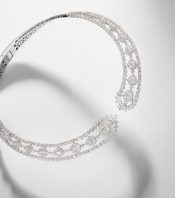 Y-Couture 18kt white gold necklace with diamonds | Yeprem