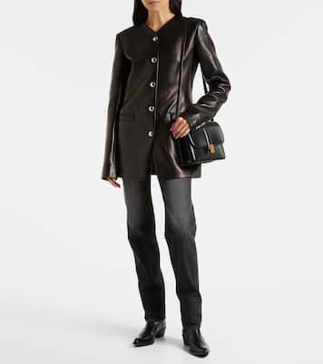 Jean straight Farley à taille mi-haute | Khaite