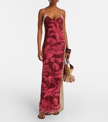 Printed silk slip dress | Johanna Ortiz