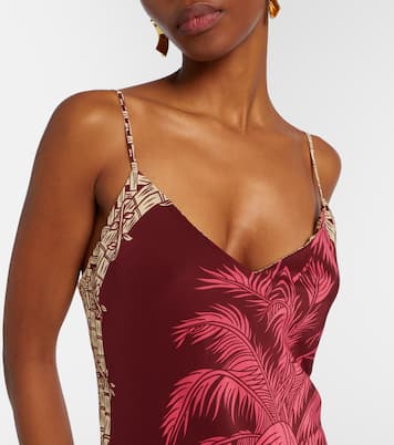 Printed silk slip dress | Johanna Ortiz