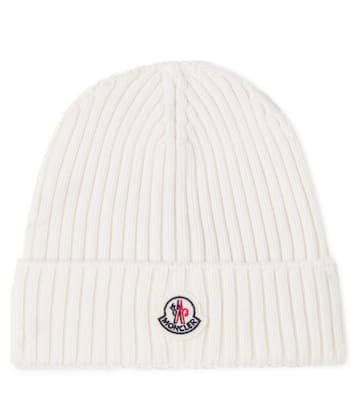 Logo virgin wool beanie | Moncler Enfant
