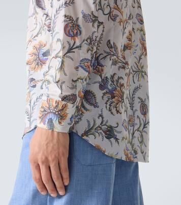 Chemise en coton à fleurs  | Etro